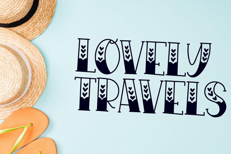 Flower Season - A Serif with Hearts