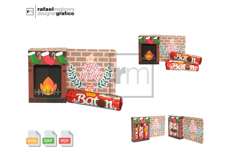 Christmas chocolate card