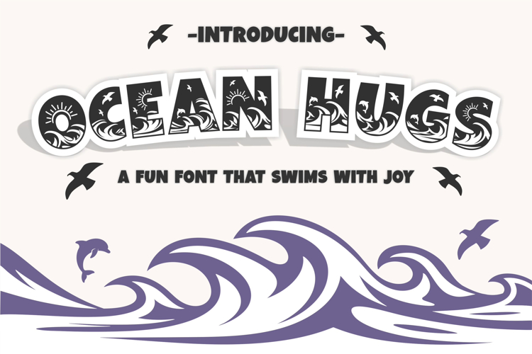 Beach Font Image 3