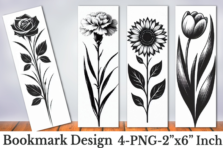 Flower Printable Bookmarks