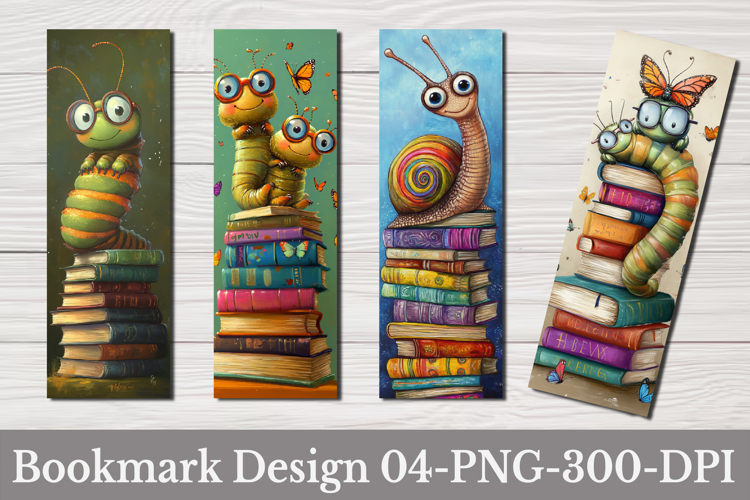 Bookworms Printable Bookmarks