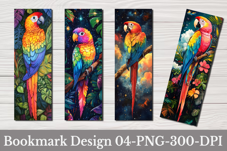 Parrot Bookmark Design