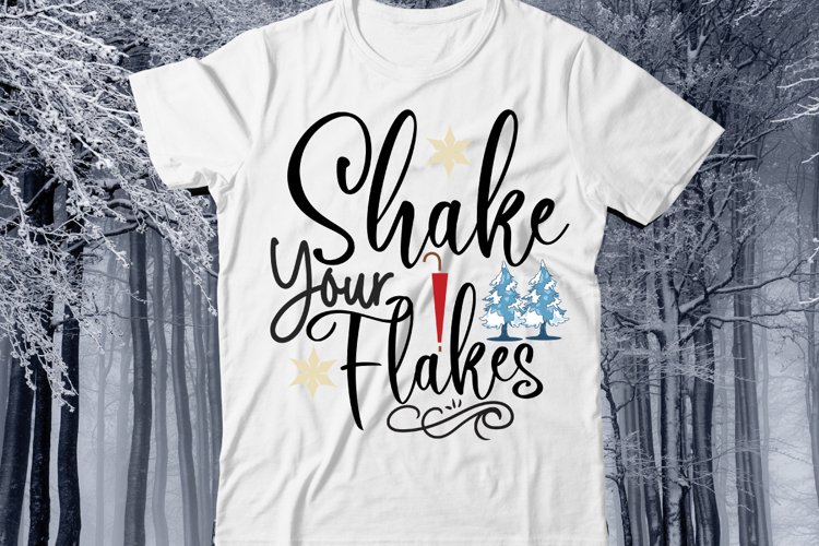 Shake Your Flakes T-Shirt Design