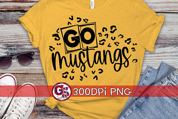 Download Go Mustangs Leopard SVG DXF EPS PNG (1483277) | Cut Files | Design Bundles