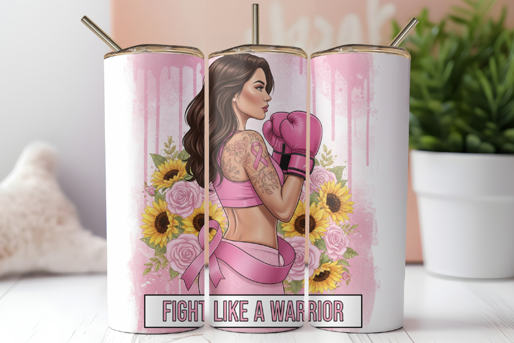 Breast Cancer Awareness Tumbler Wrap