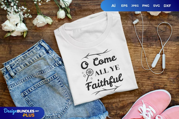 O Come All Ye Faithful SVG