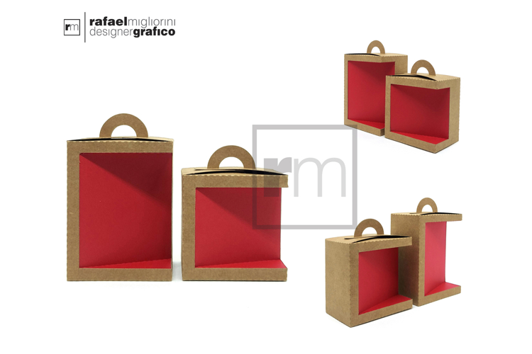 Bundle of Rectangular Boxes with Handles - LTRL XL Line