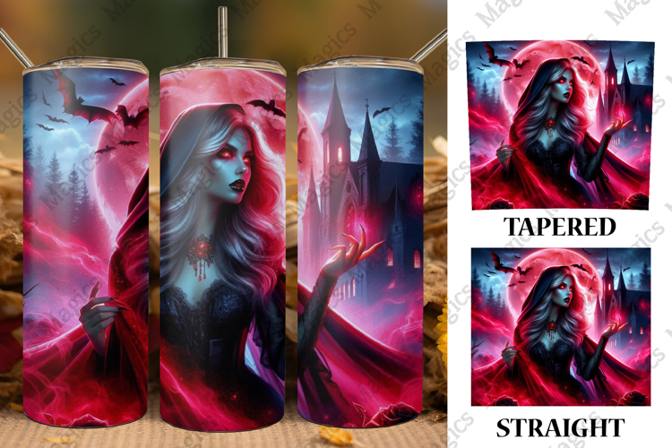 Halloween Digital Tumbler Wrap