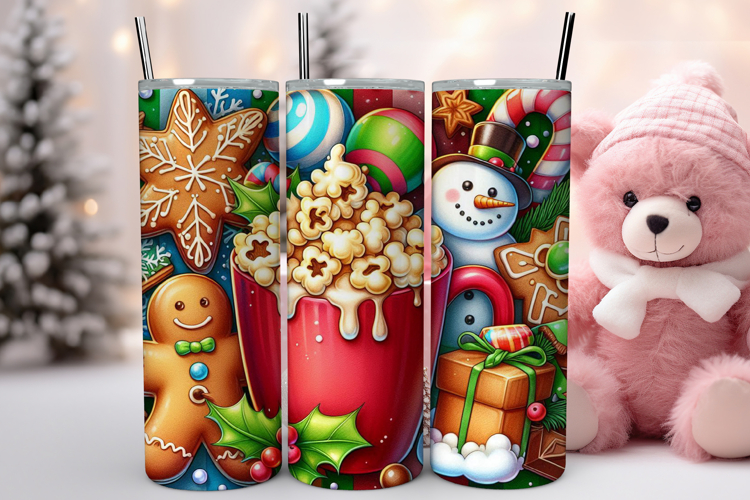 Christmas Movie Tumbler Wrap, Christmas Tumbler Sublimation