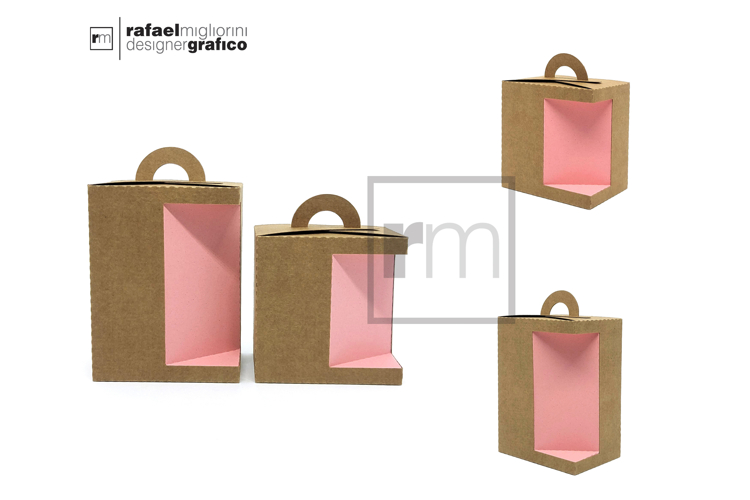 Bundle of Rectangular Boxes with Handles - LTRL Line