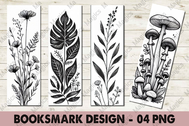 Floral Bookmark Design