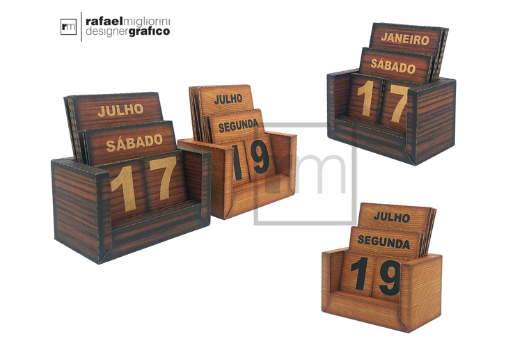 Permanent calendar plates