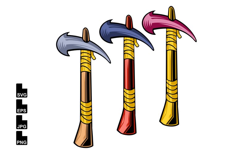 colorful vector hammer example image 1