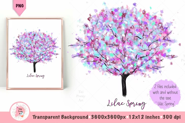 Colourful Watercolor Tree, Tumbler Sublimation, Mug Designs