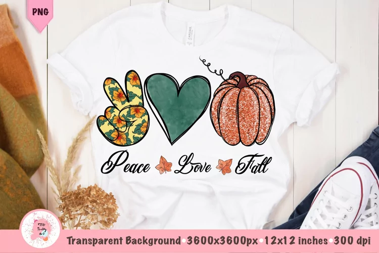 Peace Love Fall, Happy Fall Yall PNG, Fall Is In The Air