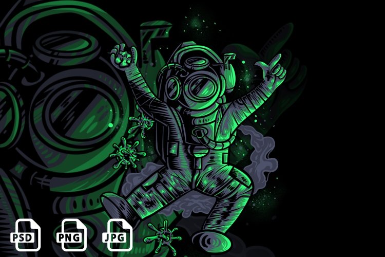 Astronaut Clipart Image 14
