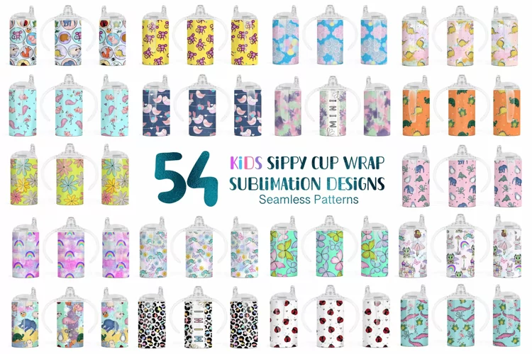 12oz Kids Skinny Tumbler | Sublimation Tumbler Bundle 12 oz