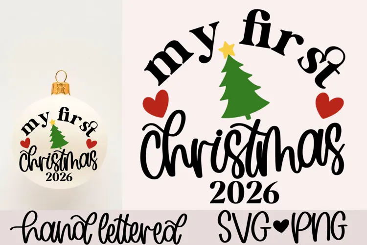 My first christmas 2026 SVG | Baby Christmas SVG