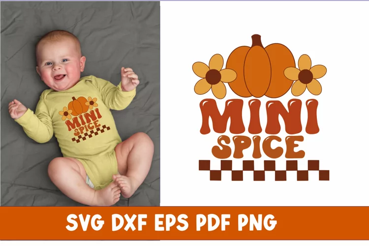 Mini Spice Retro Fall SVG