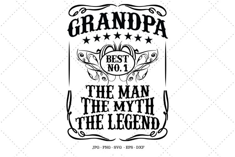 Grandpa Gift, Grandpa Svg, Fathers Day Gift, Fathers Day Svg example image 1