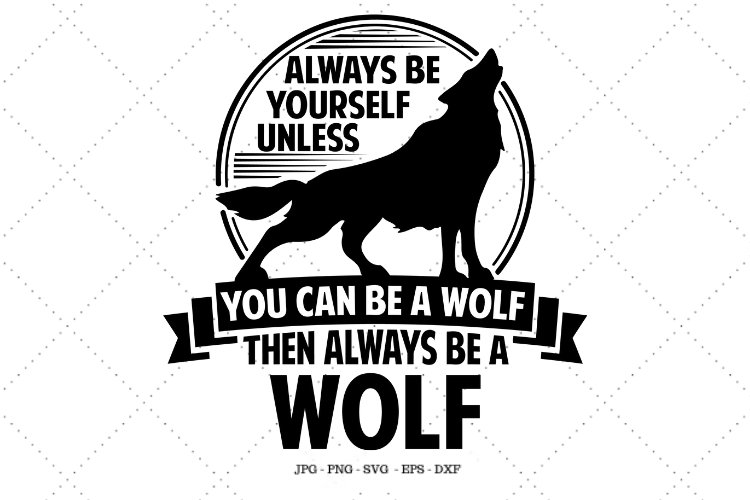 Gift for Wolf Lover, Wolf Gift, Wolf Svg, Wolf Print svg example image 1