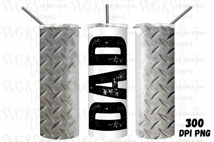 Dad 20oz Tumbler, Diamond Metal Tumbler Wrap
