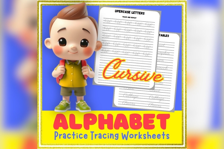 Alphabet Tracing Worksheet Image 19