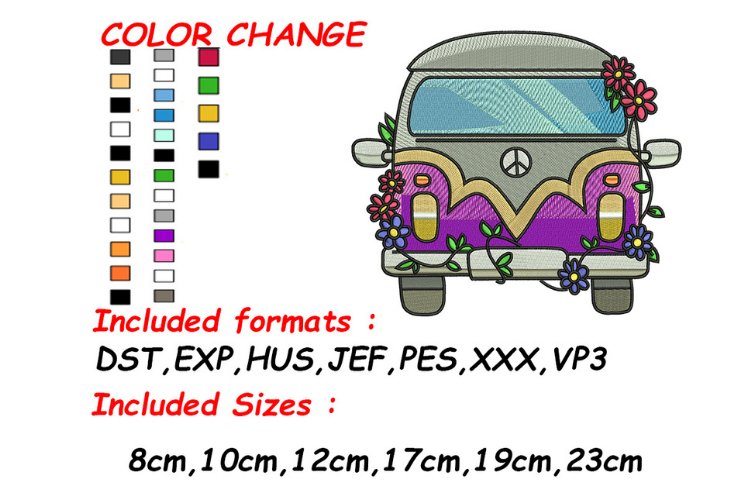 Camper Embroidery Designs Image 8