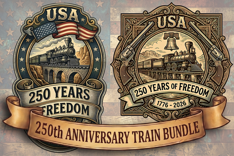 250th Anniversary USA Train Bundle