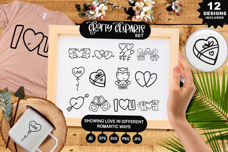 UPDATED-Showing-Love-In-Different-Romantic-Ways-Clipart-Set