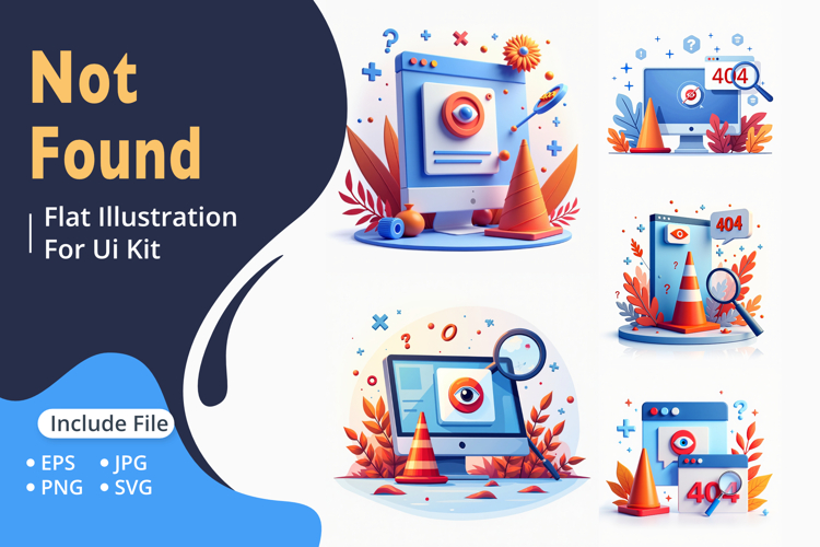 404 error illustration