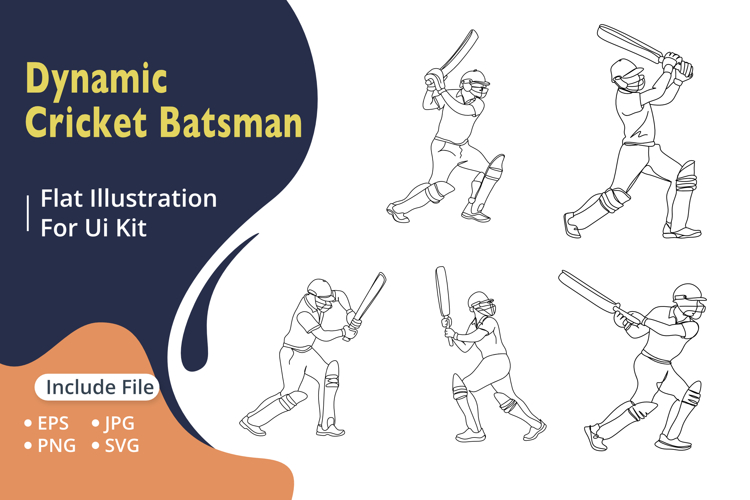 Dynamic cricket batsman