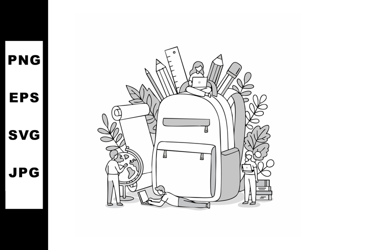 Backpack Clipart Image 24
