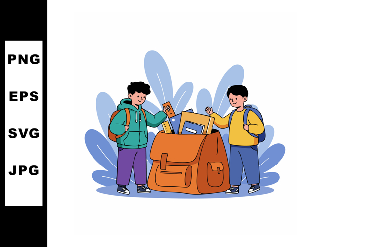School Bag Clipart Image 22