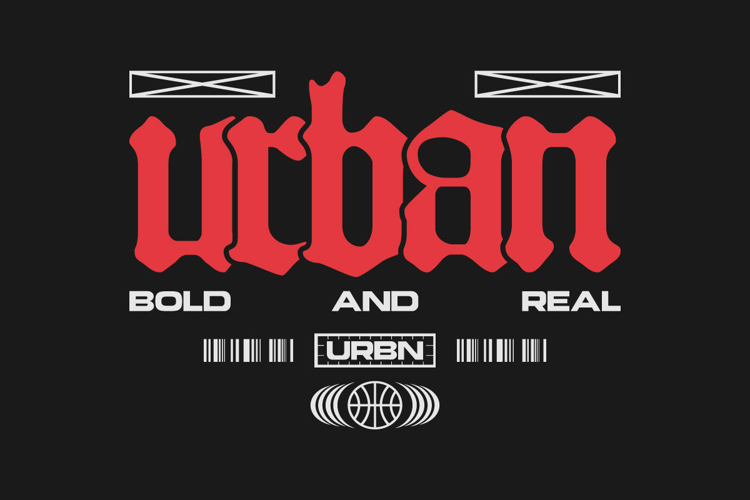 Urban Typography Streetwear T-shirt Design