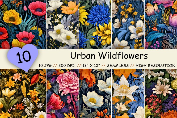 Floral Seamless Pattern Image 13