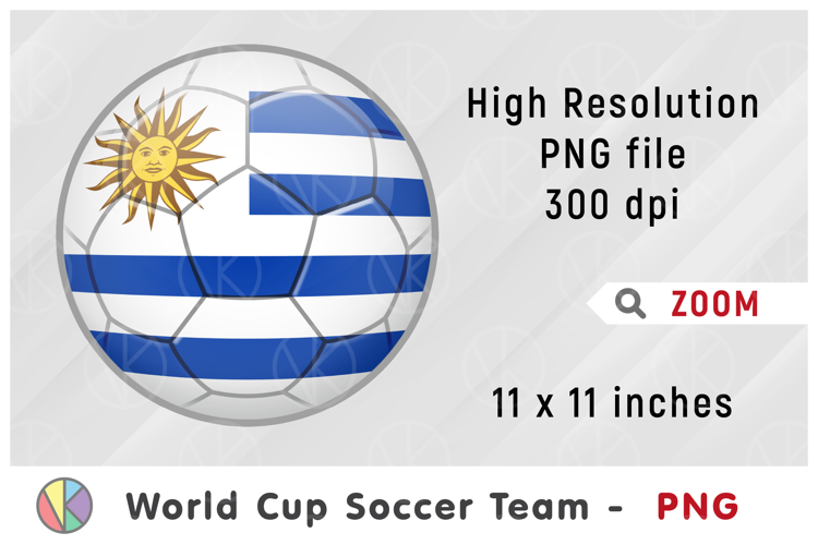 Uruguay National Team Soccer Ball. World Cup 2026