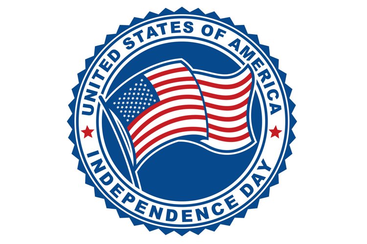 US Independence Day Emblem