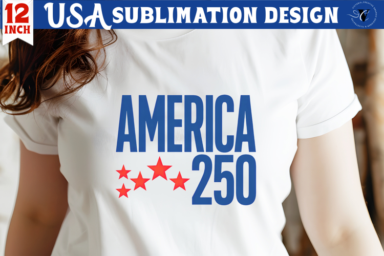 Patriotic sublimation | 4th of July | America 250 example image 1