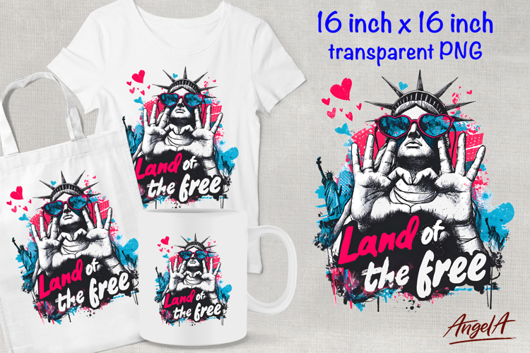 Statue of liberty clipart, Land that you love patriotic PNG