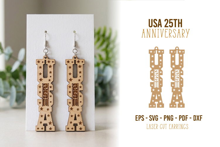 Earring Template SVG