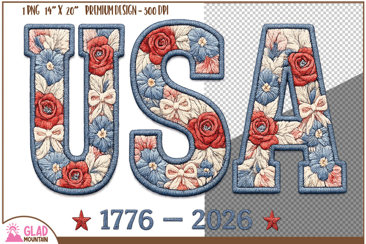 Mountain Embroidery Image 3