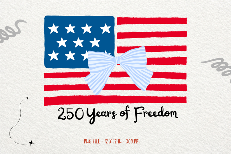 American Flag Clipart USA 4 of July Patriotic Clipart