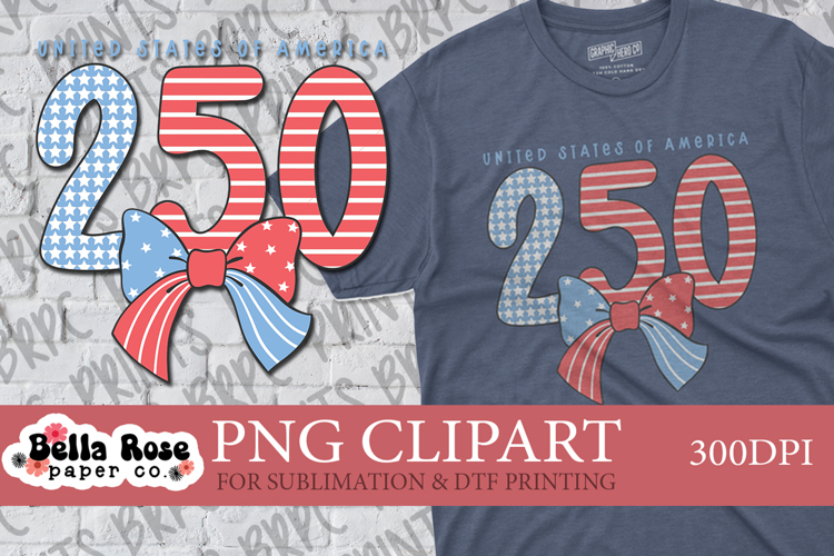 Patriotic 250 | USA | PNG Clipart