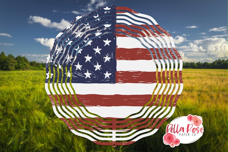 American Flag Clipart Image 16