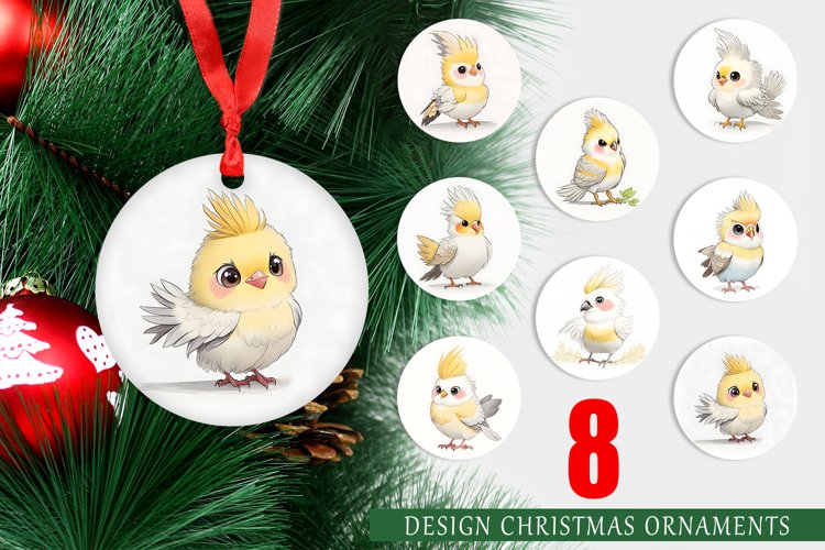 Christmas Ornaments ute Cockatiel