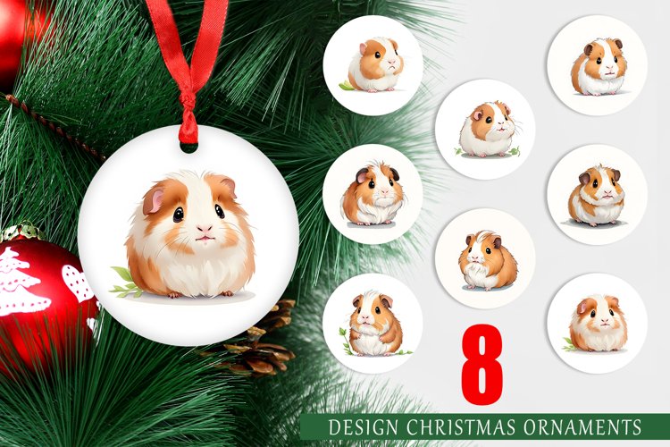 Christmas Ornaments ute Guinea Pig
