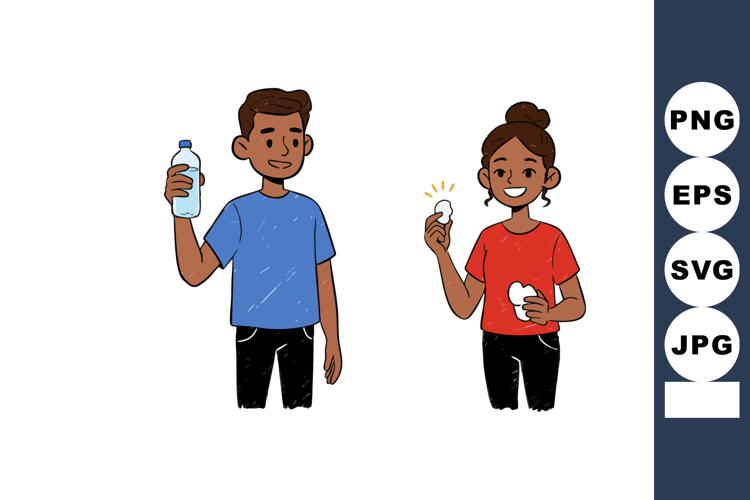 Water Bottle Clipart Image 17