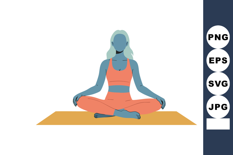 Meditation Clipart Image 6