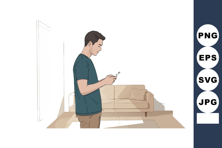 Smartphone Clipart Image 3